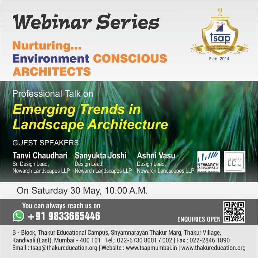 Emerging Trends in Landscape Architecture